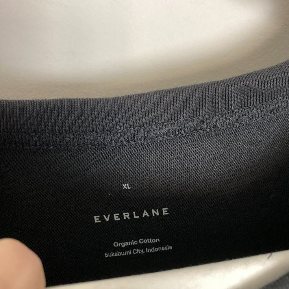 Everlane Black Maxi T-Shirt Dress - Picture 3 of 6